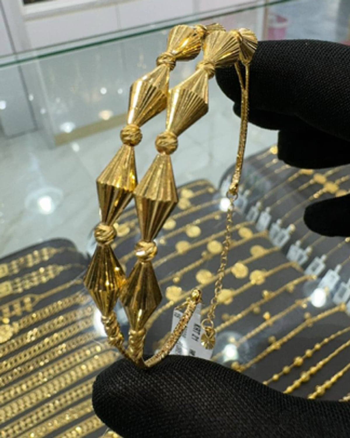 Double-Row Spindle Bracelet