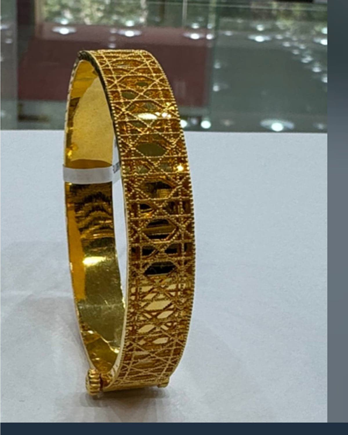 Wide Lattice Bracelet