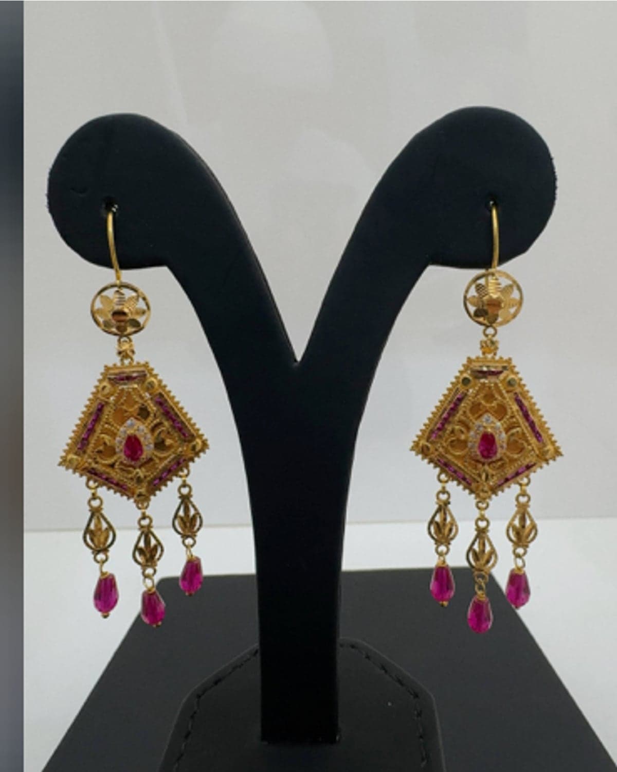 Diamond Drop Earrings