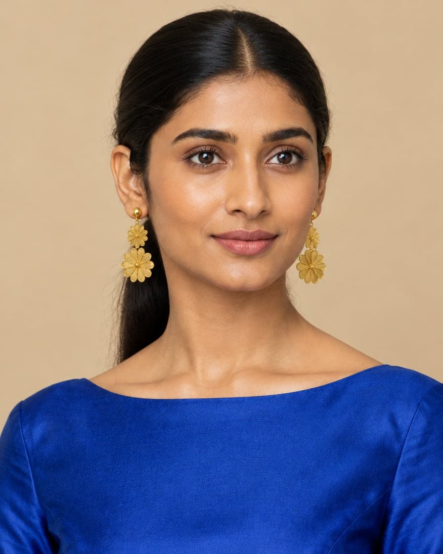Twin Flower Earrings