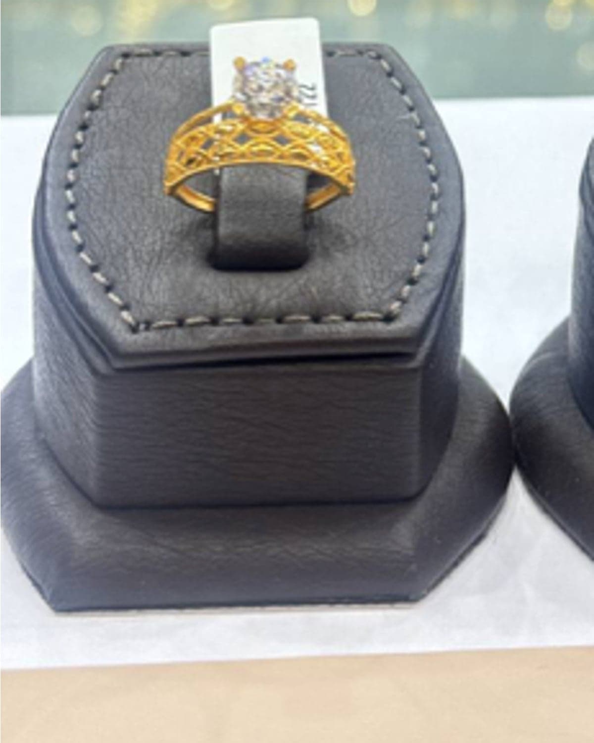 Openwork Twin Rings