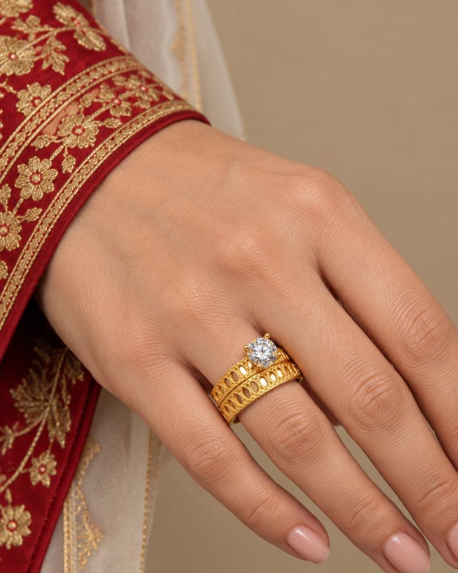 Dior Two-Tone Rings