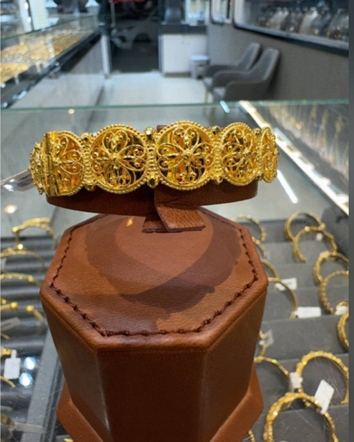 Openwork Medallion Bracelet