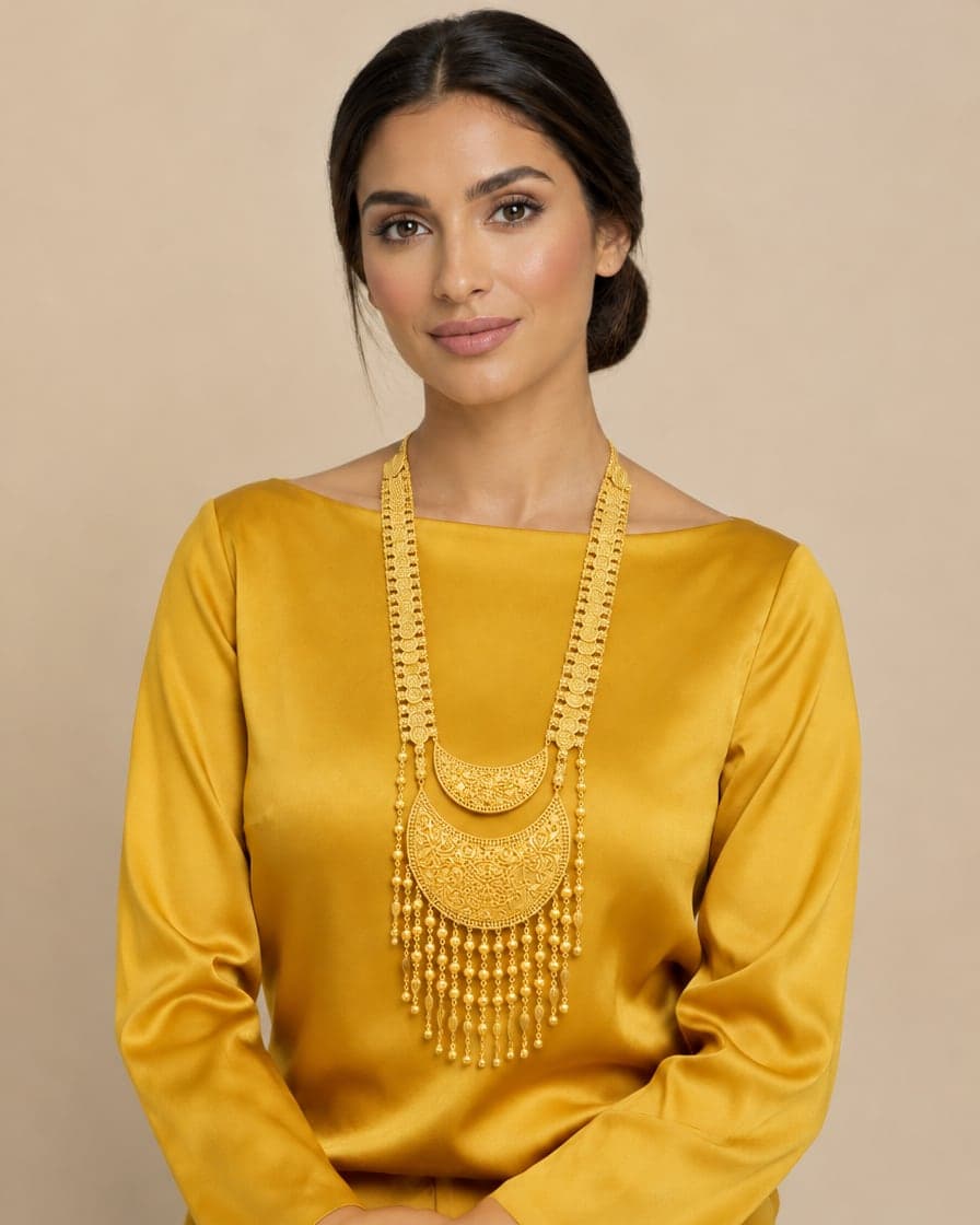 Crescent Coin Mariya Necklace (64.88 g)