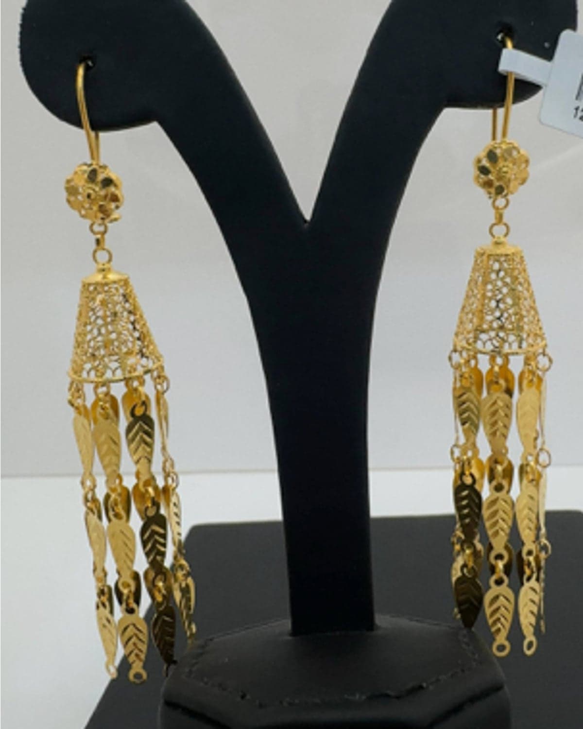 Lantern and Leaf Earrings