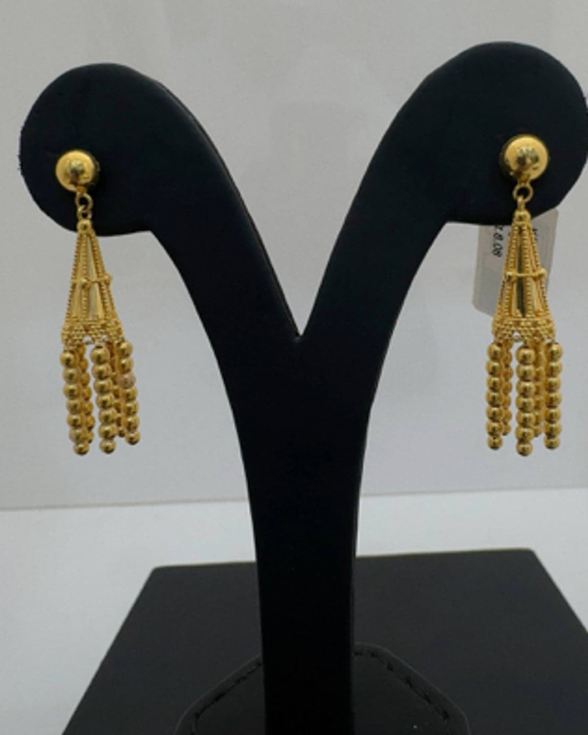 Granulated Tassel Earrings