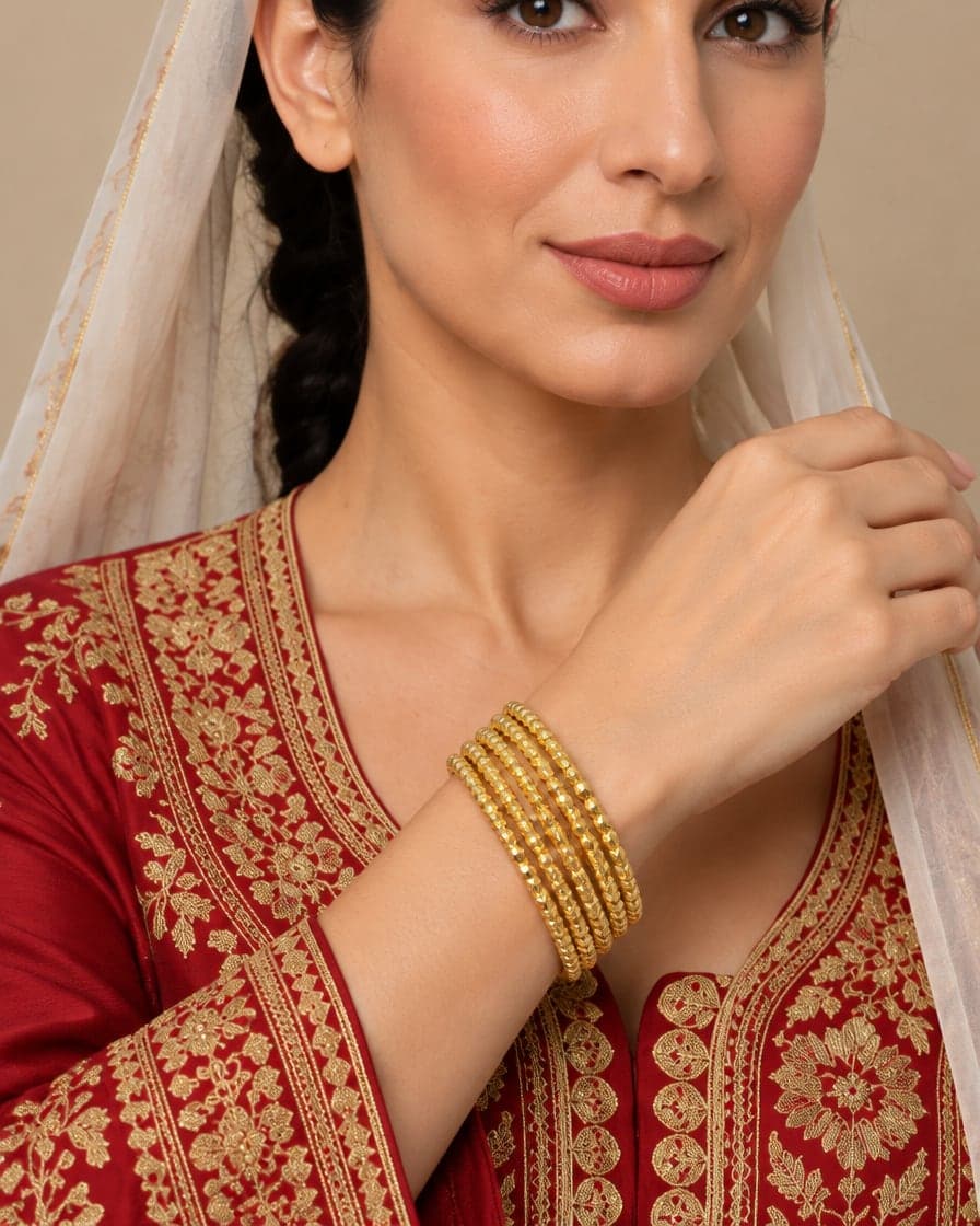 Twisted Diamond Hiyool Bangle
