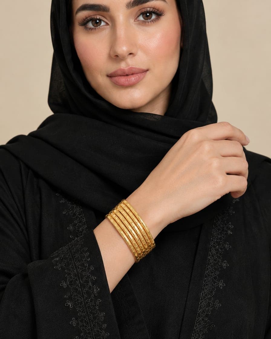 Polished Rectangle Hiyool Bangle