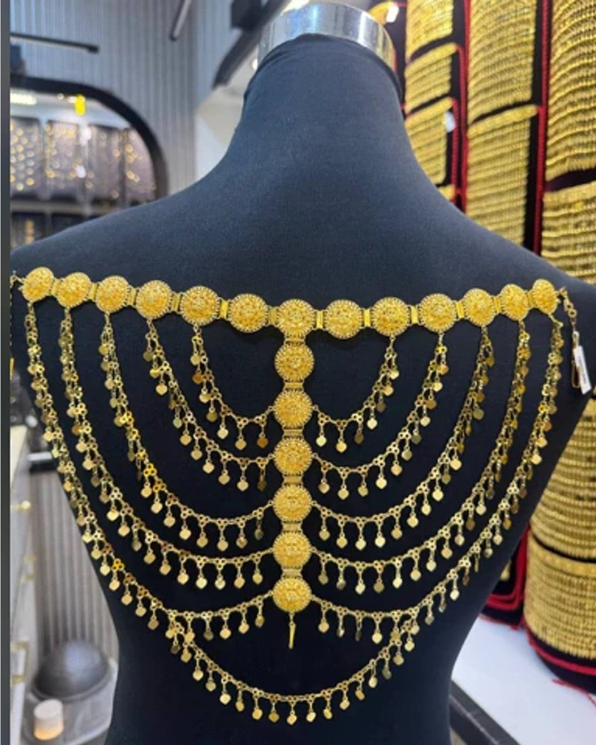 Five-Tier Disc Back Chain