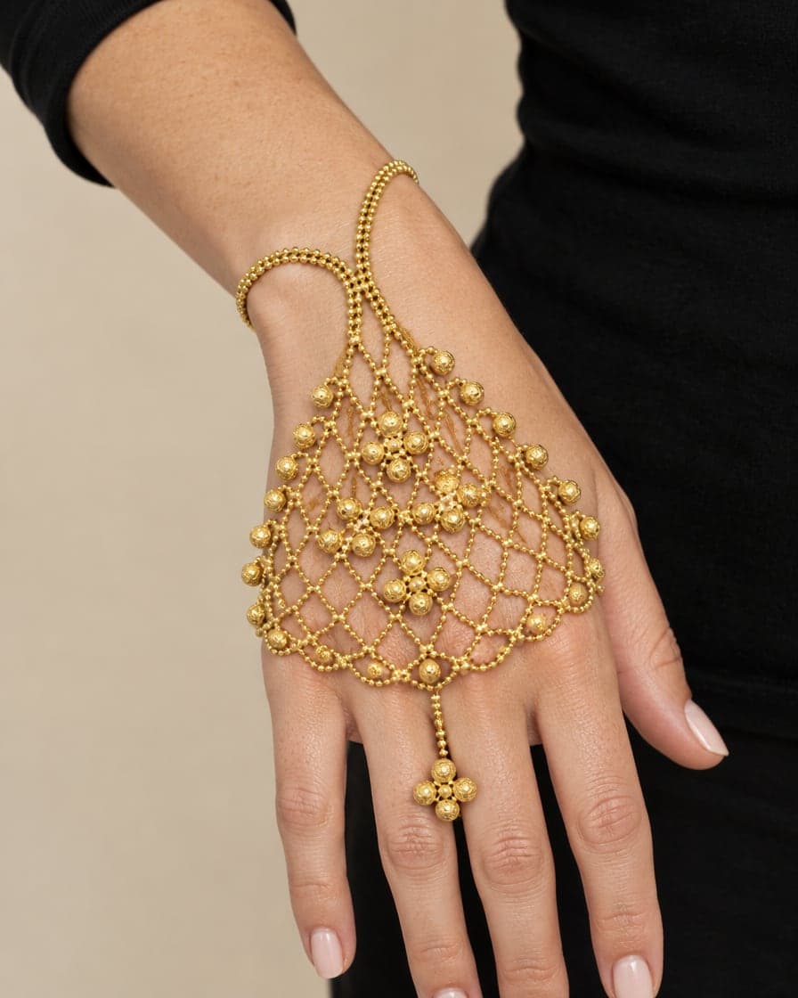 Granulated Lattice Hand Chain