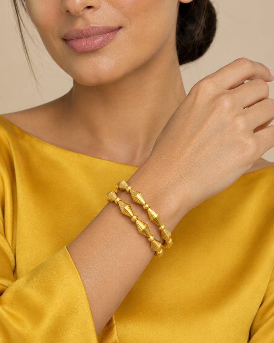 Double-Row Spindle Bracelet