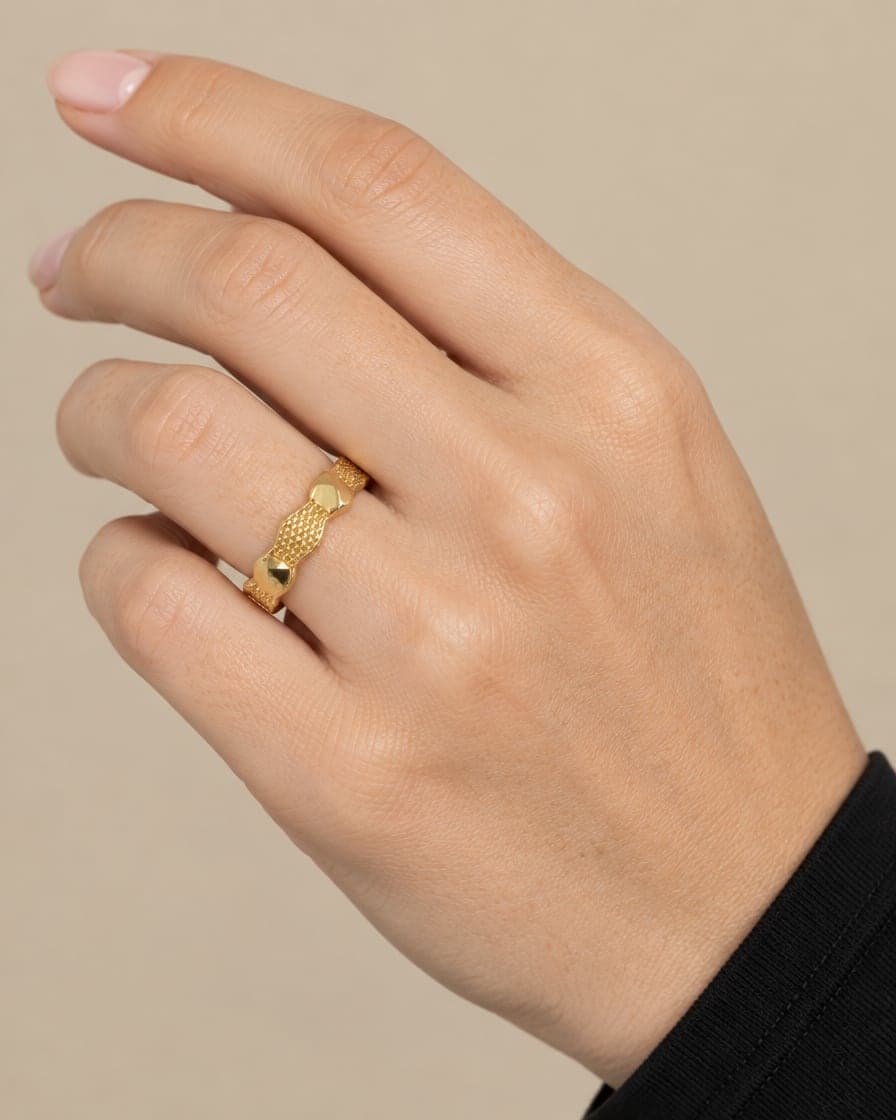Hammered Band Ring